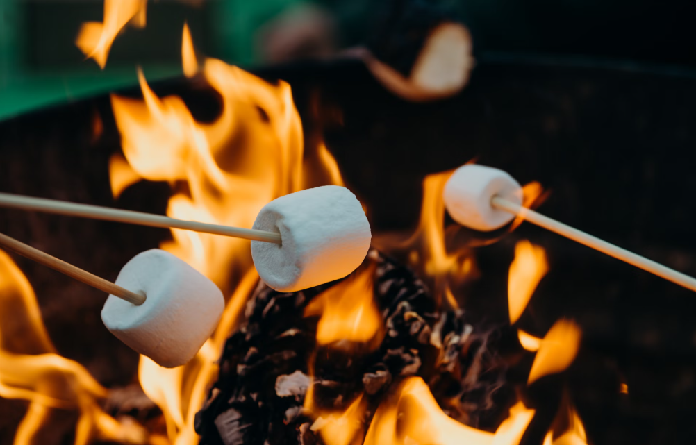 마시멜로 음식 사진