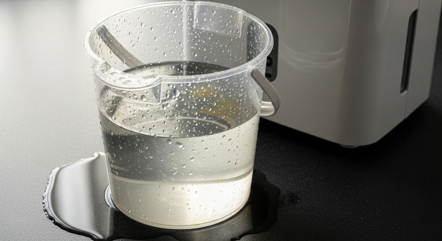 제습기 물 화분