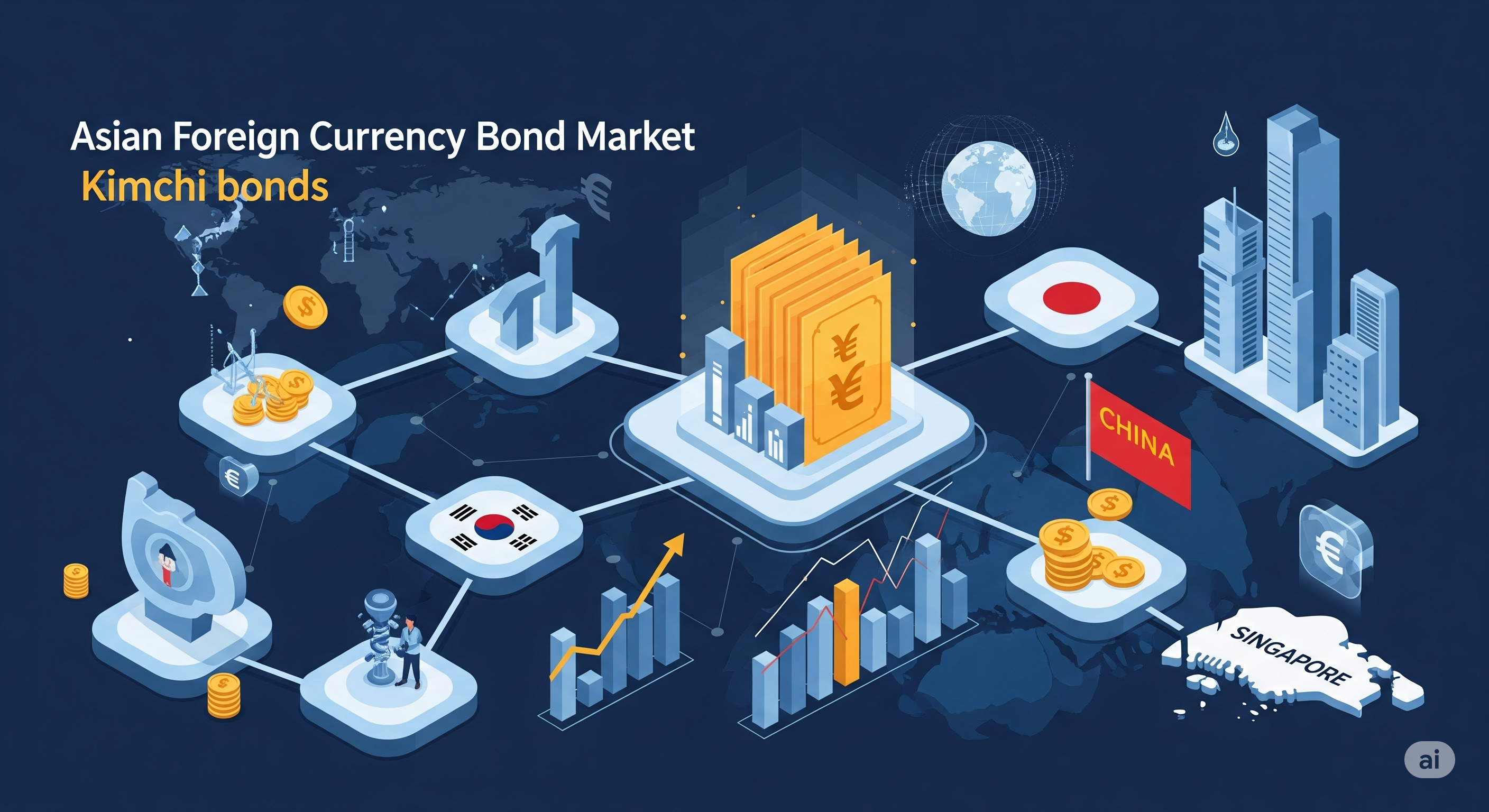 "아시아 외화채권시장과 김치본드"에 대한 이미지입니다.