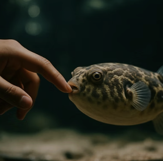 주인 알아보는 물강아지&amp;#44; 파하카복어가 최고의 반려동물인 이유