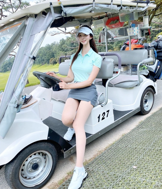 아나운서 진달래 골프장