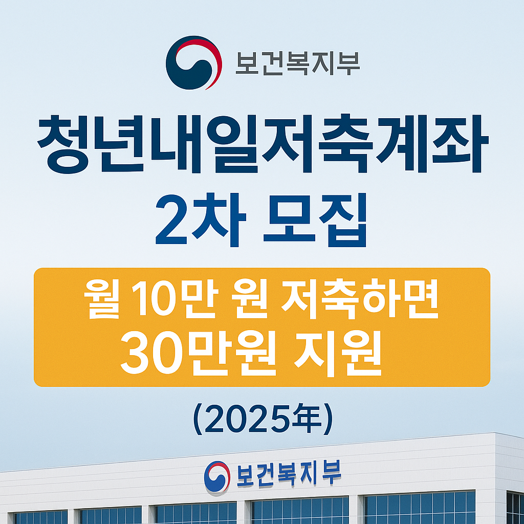 2025 청년내일저축계좌 2차 모집