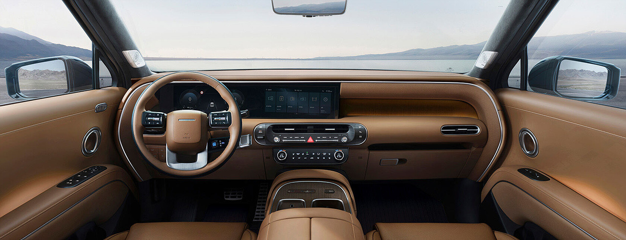 팰리세이드 하이브리드 내부 인테리어