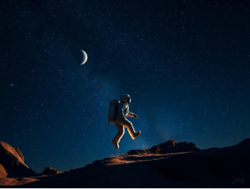 우주를 여행하는 인간 현실과 꿈 사이의 우주탐사