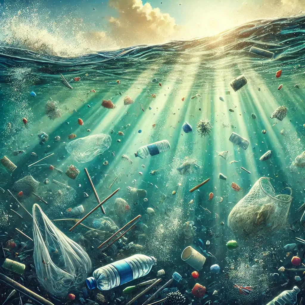 바닷속 쓰레기와 미세플라스틱