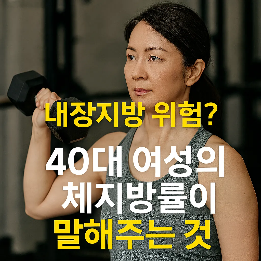 내장지방 위험? 40대 여성의 체지방률이 말해주는 것