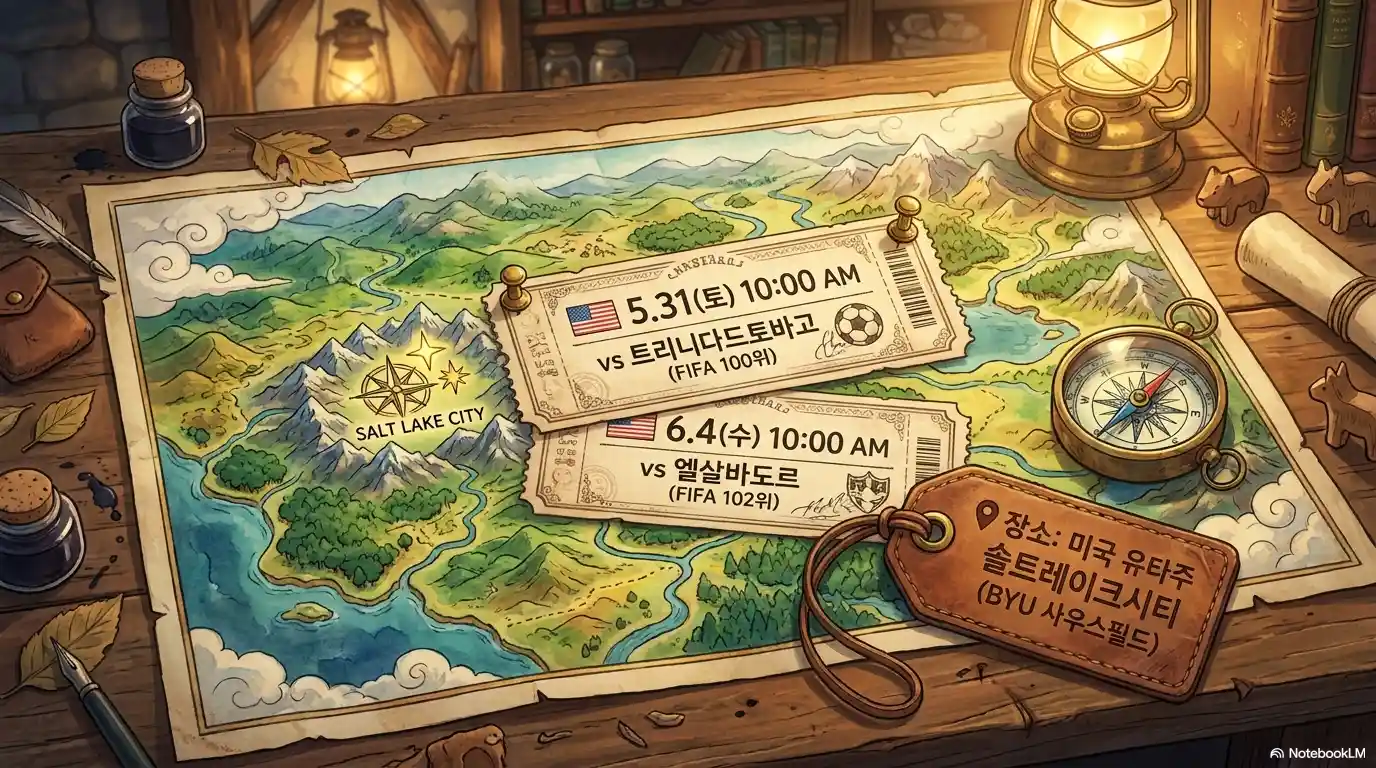 월드컵 평가전 일정 및 장소
