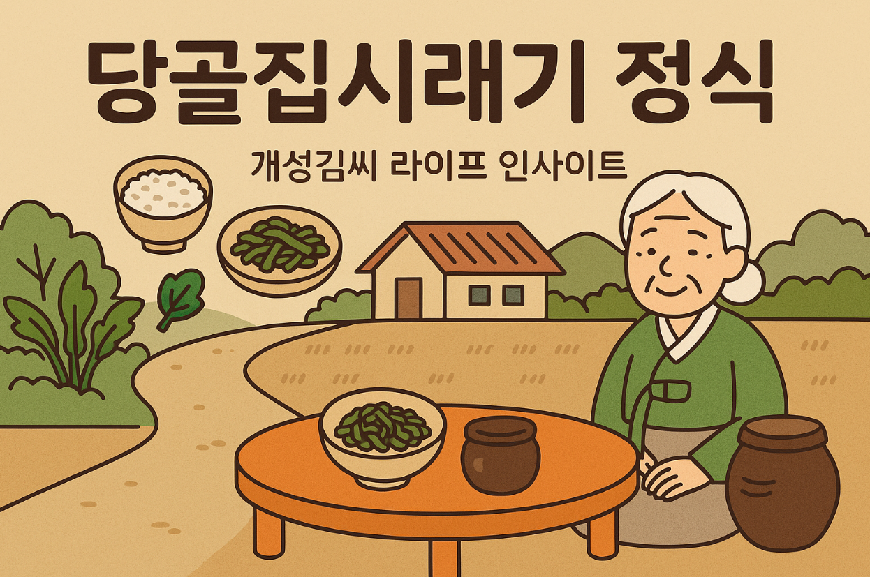 당골집시래기,된장구매,시래기조림 만드는 법,포천 고모리 식당,방송 맛집 후기,택배 가능한 장류