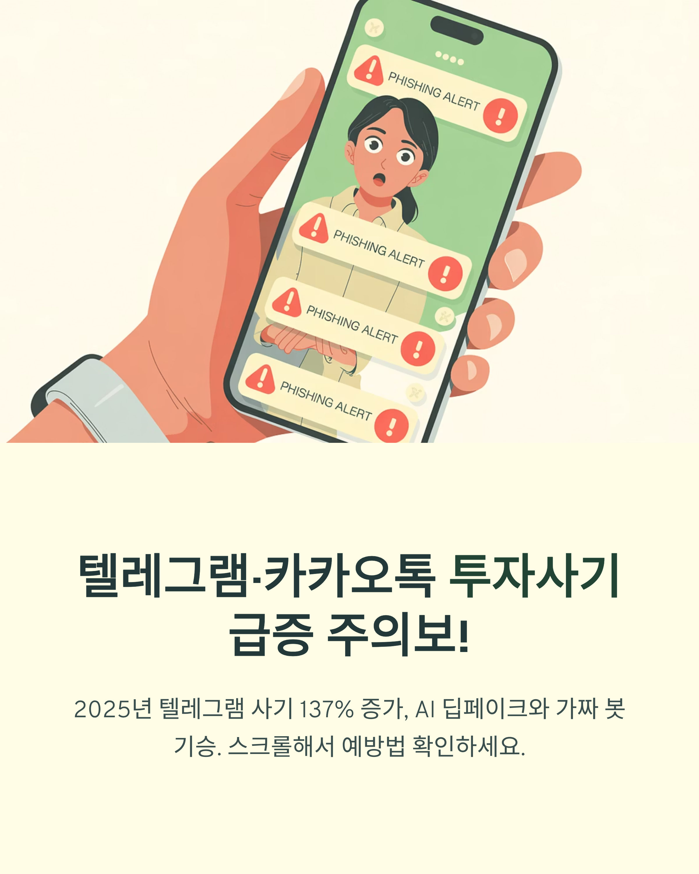 2025년 최신 텔레그램&middot;카카오톡 투자사기 예방 완전 가이드