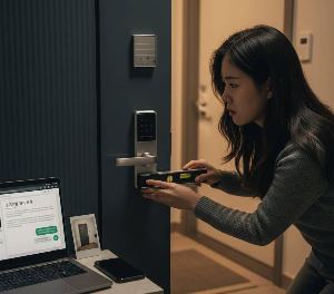 Installing a deadbolt