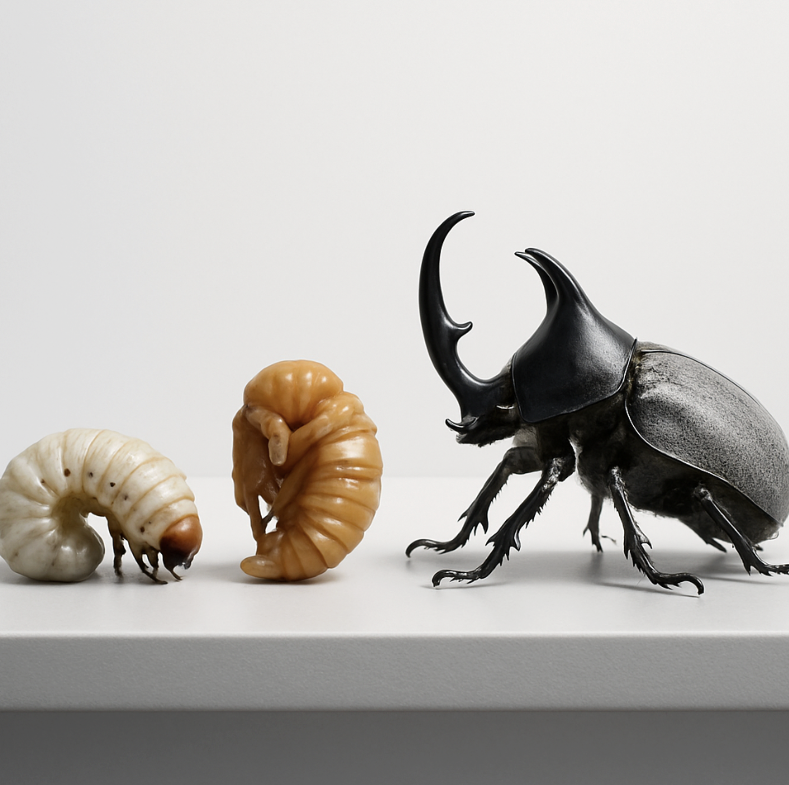 애벌레부터 성충까지, 긴 기다림의 시간