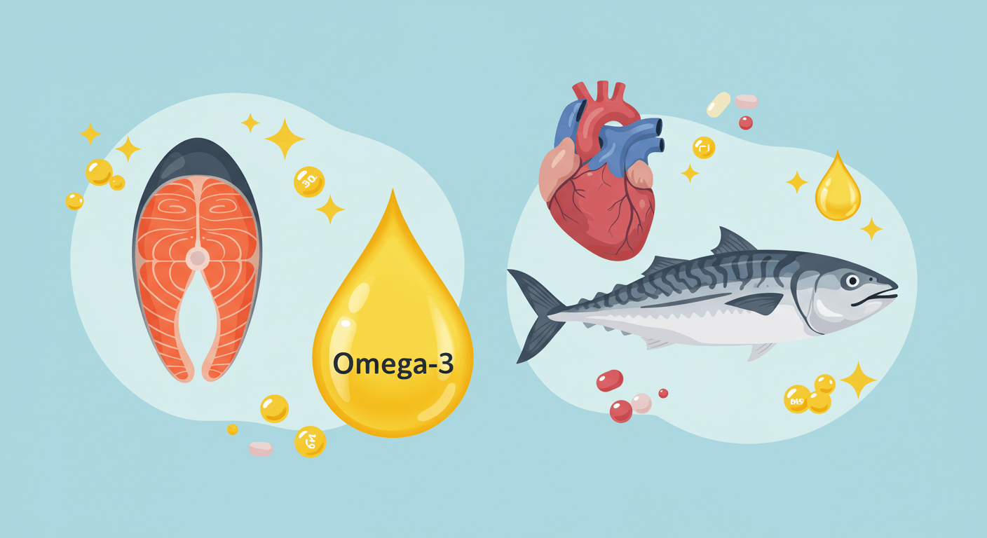 고지혈증 식품 비교 (등푸른 생선 vs 육류)