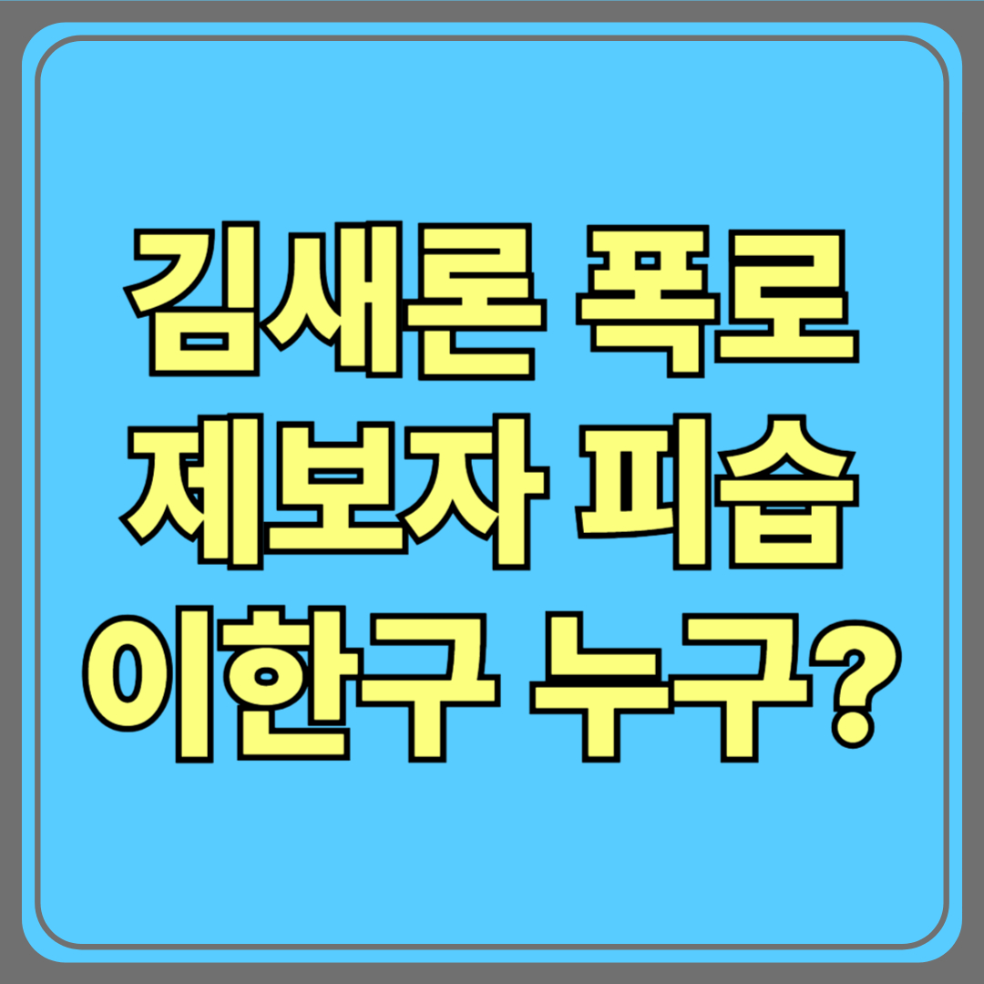 가세연 김세의 기자회견, 조작 의혹 전말 정리|이진호·은현장·SBS 기자 반격의 이유는?