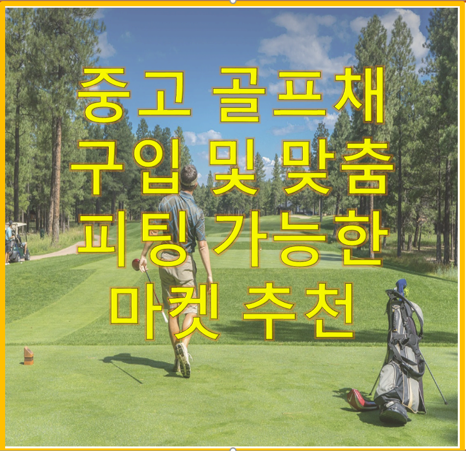 중고 골프채 구입 및 피팅