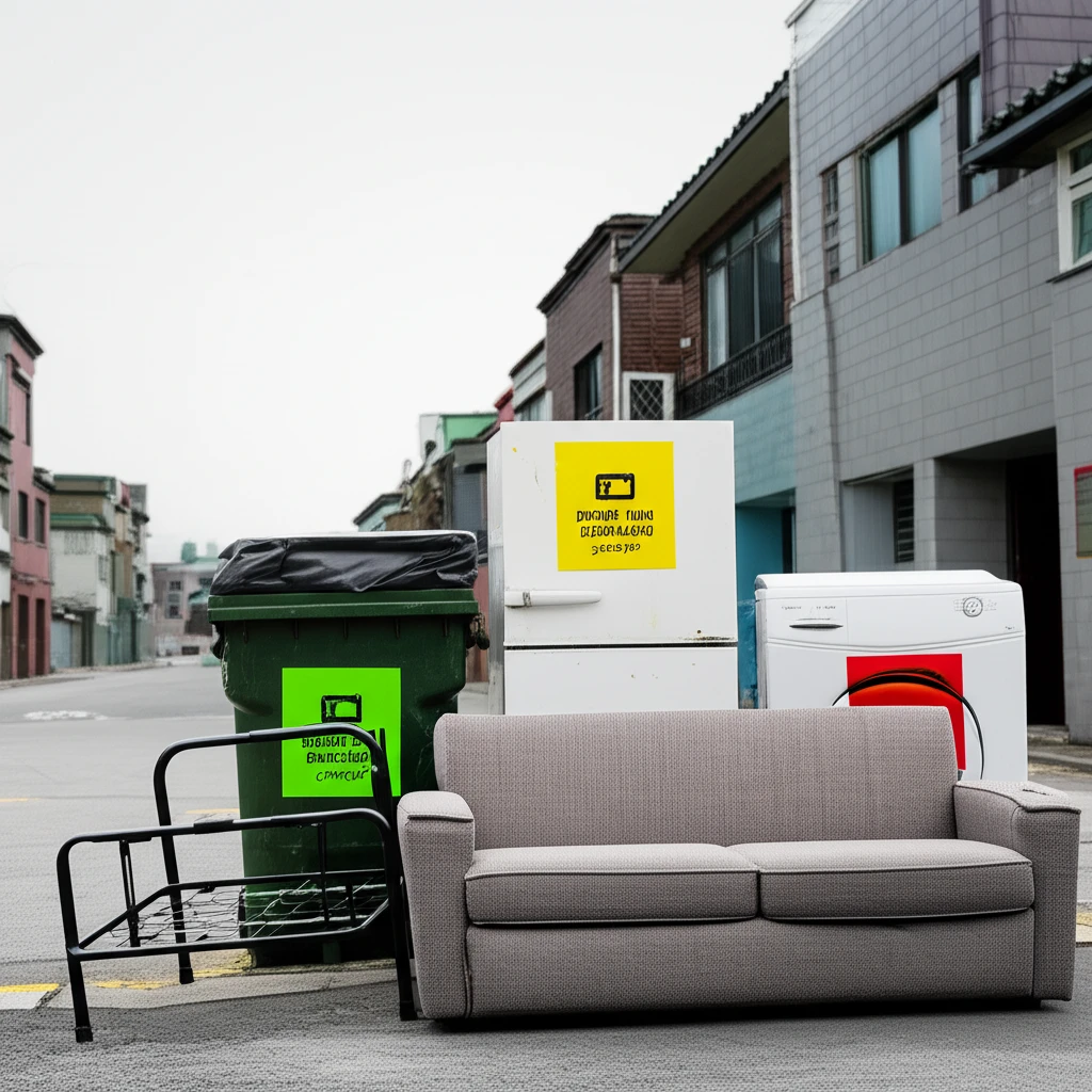 쌍림동 대형폐기물 처리: 인터넷 신고..