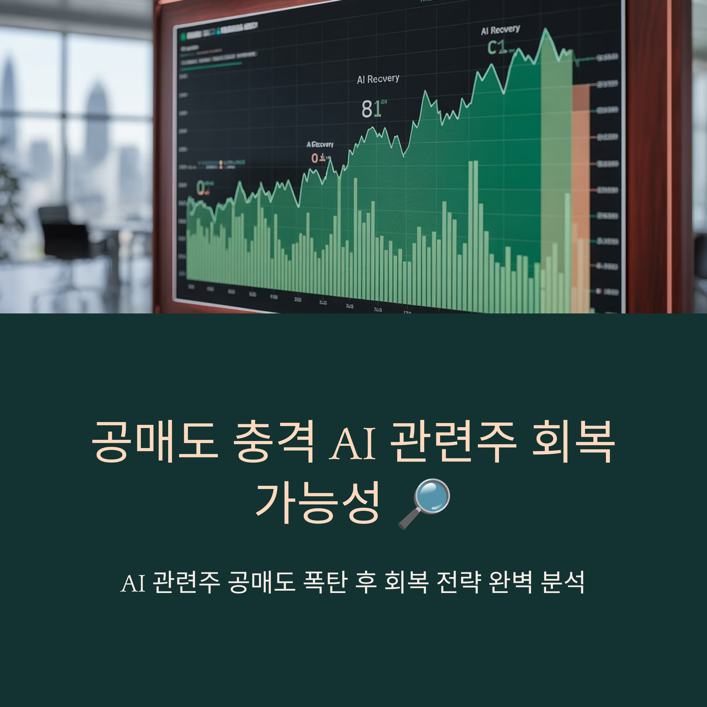 공매도 충격 AI 관련주 회복 가능성