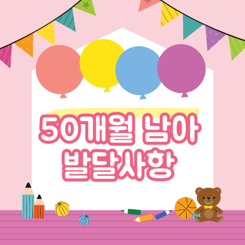 50개월 남아 발달 사항