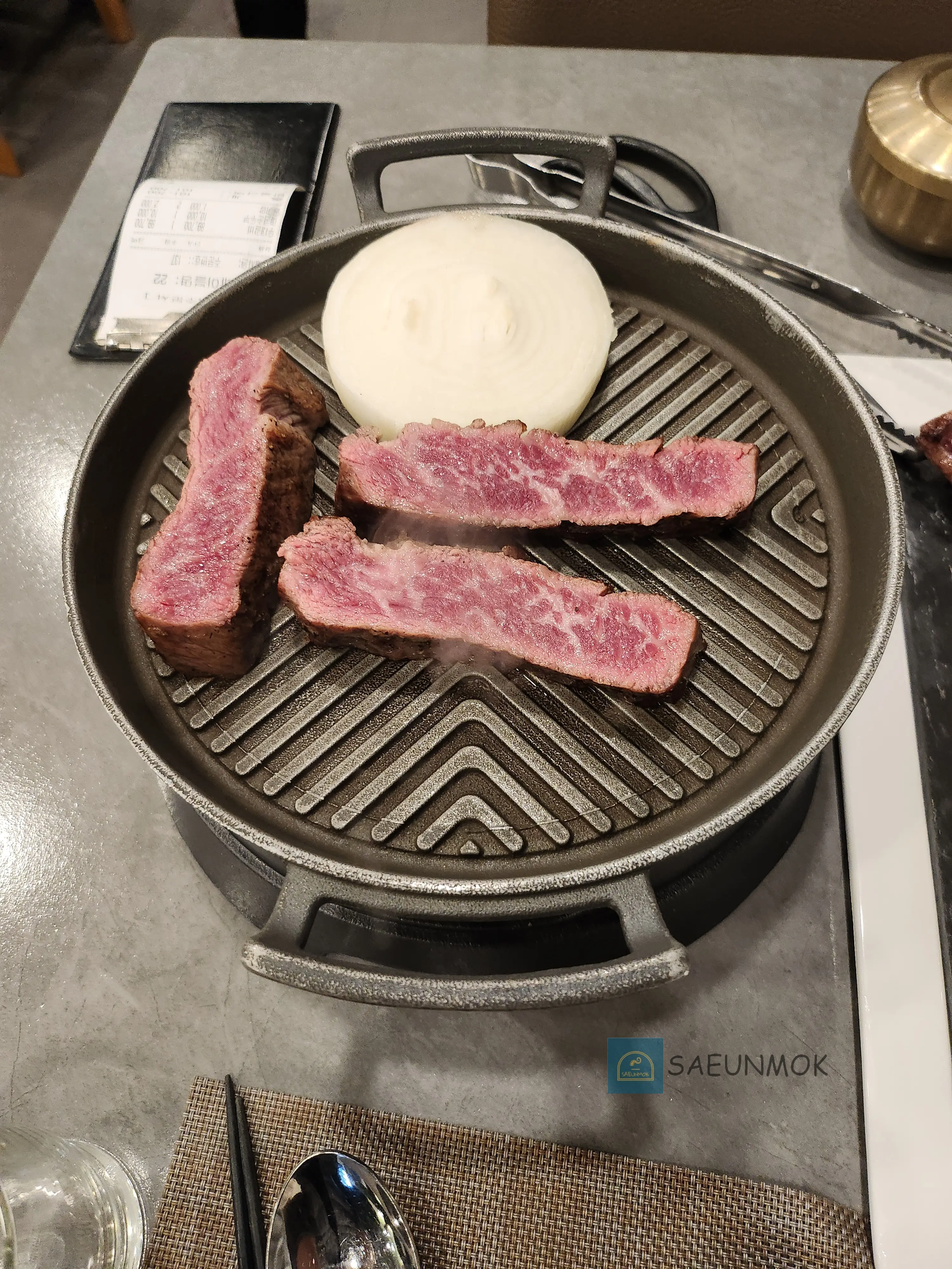 온유담-우대갈비-굽기