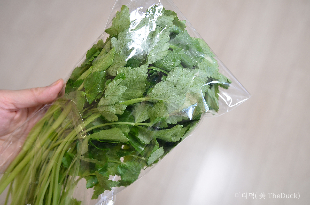 국내산 참나물 한봉지