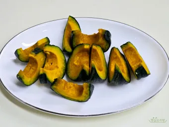 전자렌지로 단호박 찌는 쉬운 방법 단호박 찌는법 요약_2