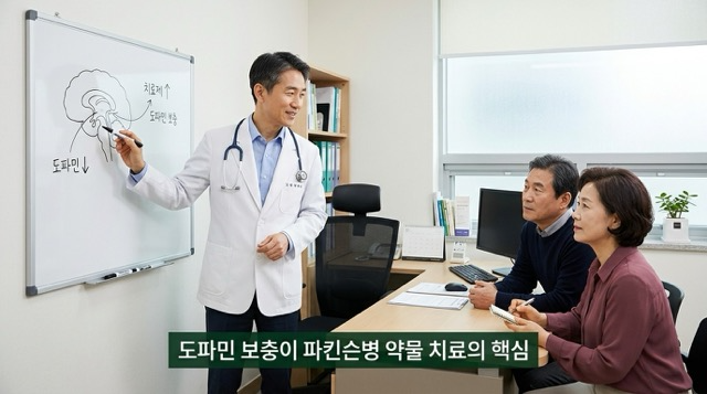 파킨슨병 약물 치료 설명 신경과