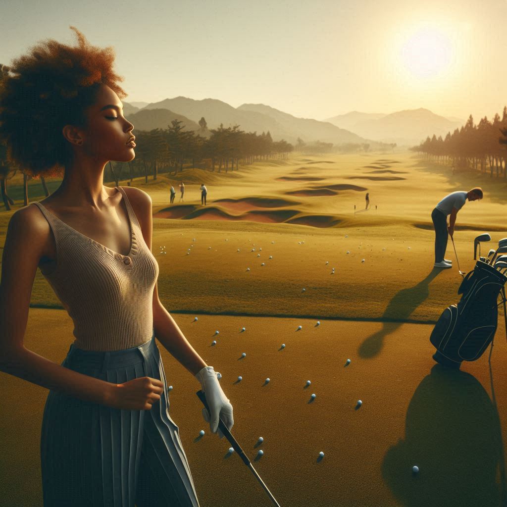 실외골프연습장 배경