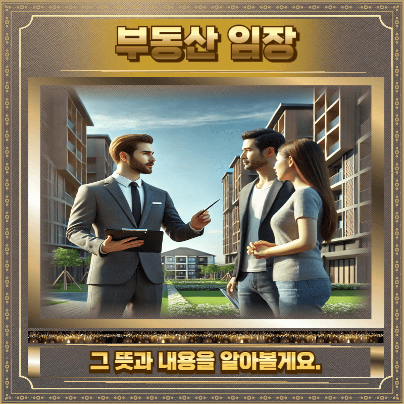 부동산 임장 뜻