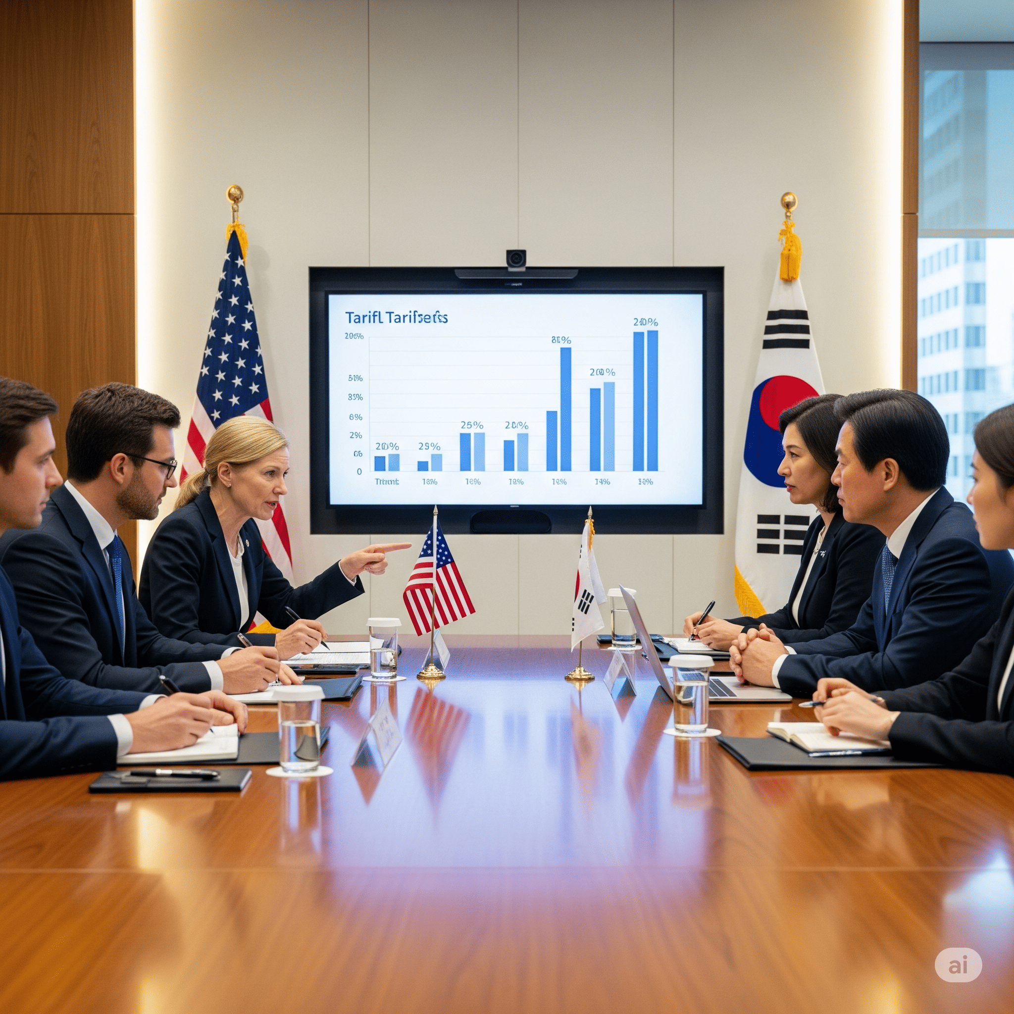 미국 관세 유예 협상