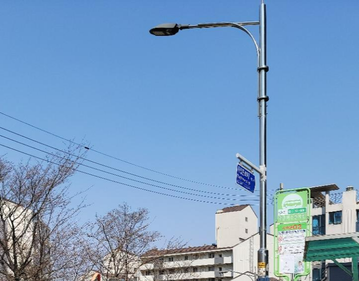 서대문 02번 뜨란채아파트 101동 마을버스 승차장 사진