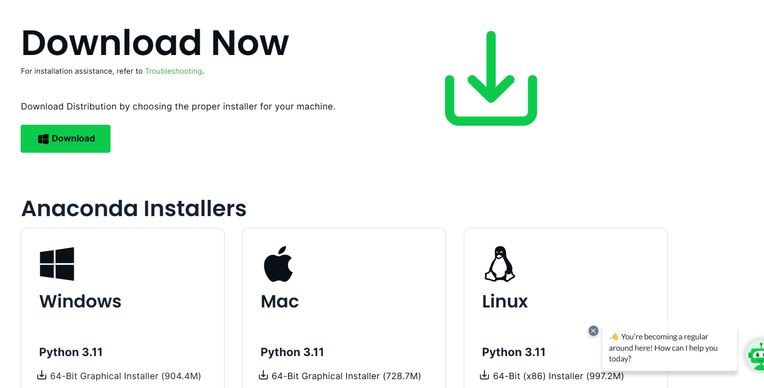 아나콘다 파이썬 설치