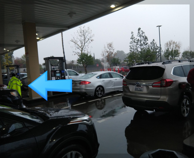 미국 코스트코에서 기름 넣기