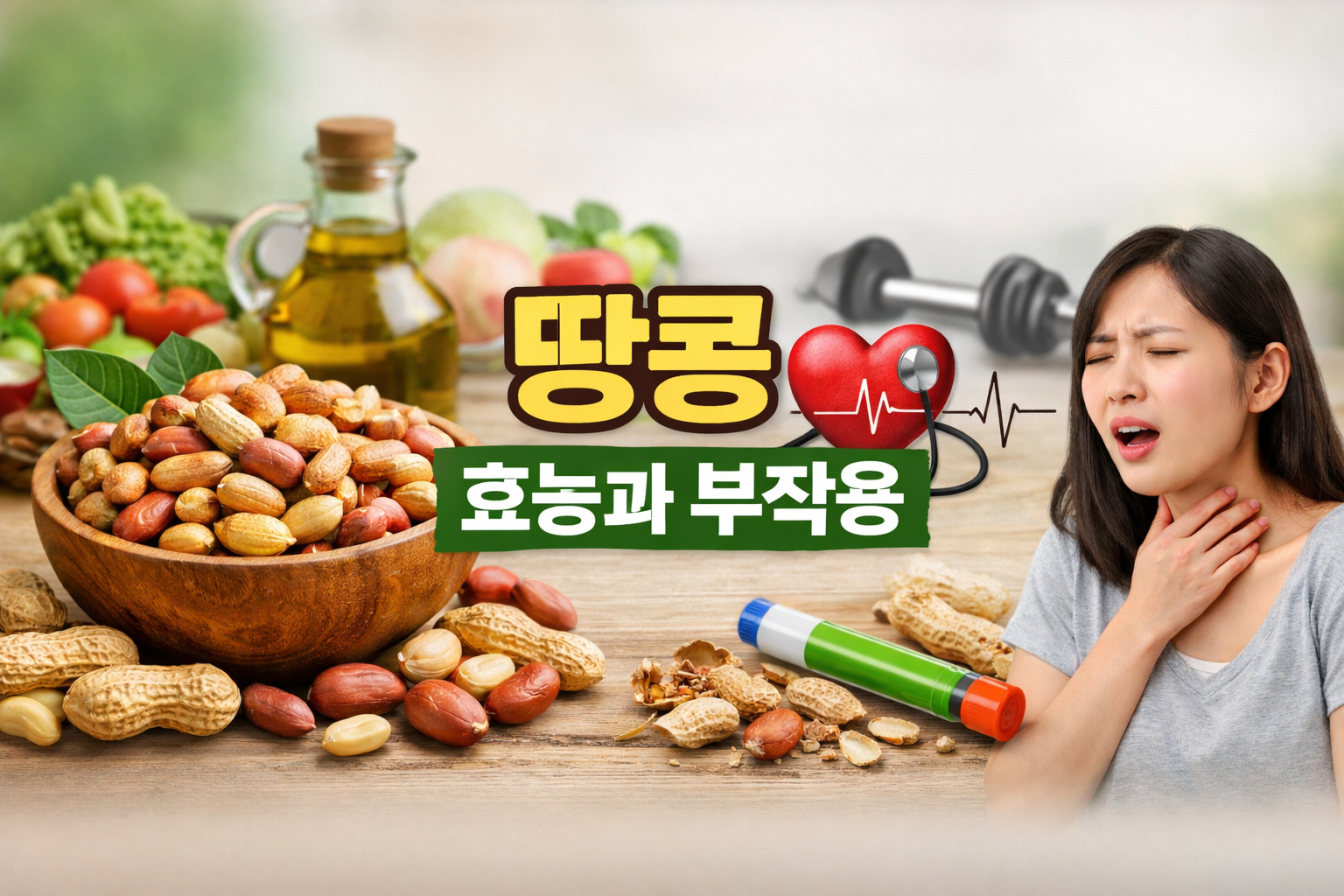 땅콩 효능과 부작용