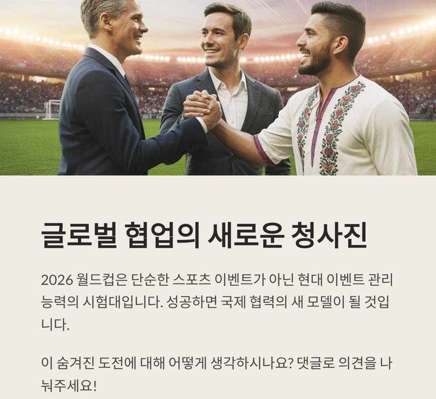 글로벌 협업의 새로운 청사진
