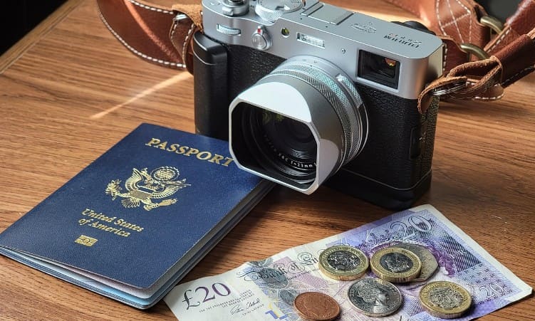 Camera, Passport, Money