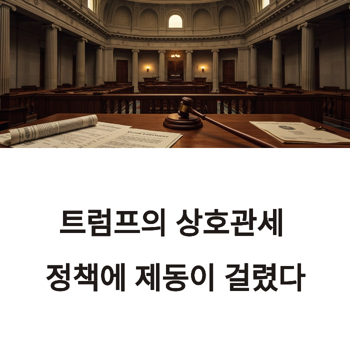 트럼프 상호관세 제동