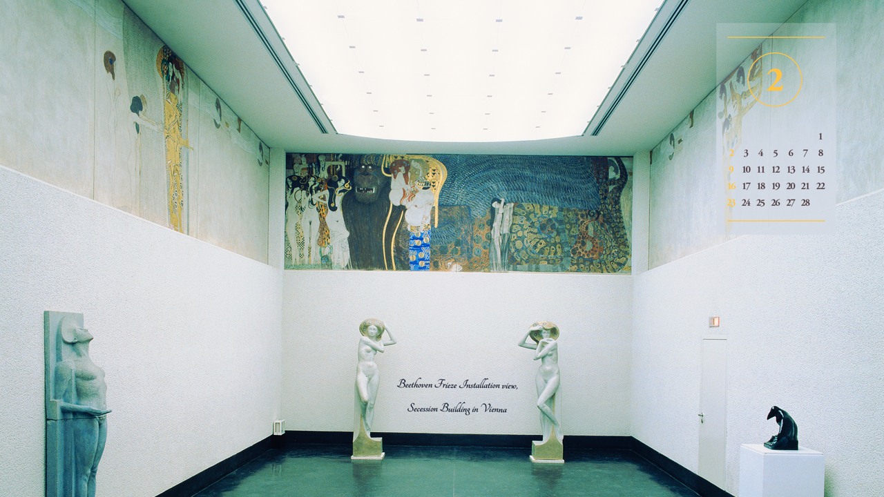 05 베토벤 프리즈 벽화 사진 A - 2025년2월 노트북배경화면