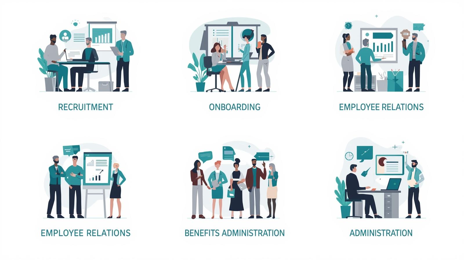 미래형 HR 직무 소개 관련 이미지