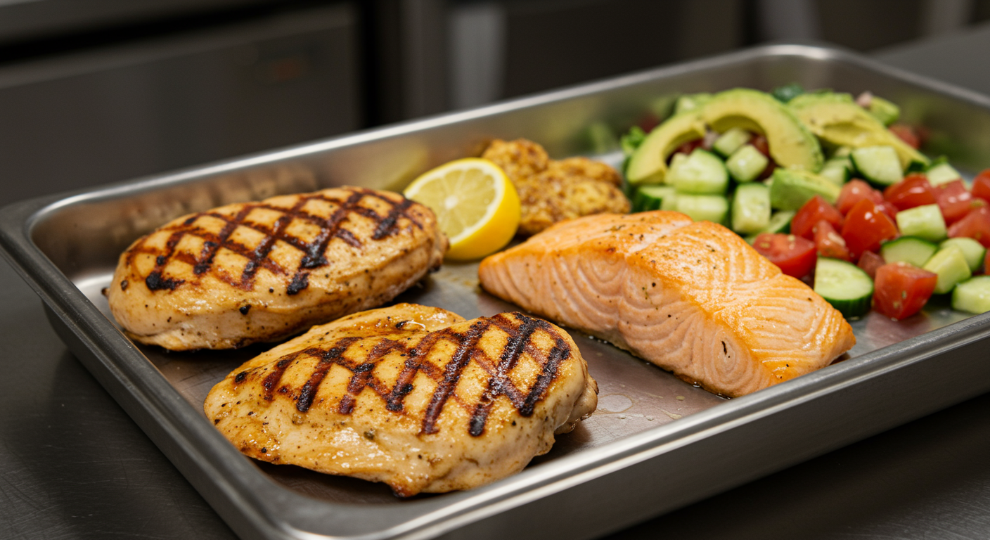 중 장년을 위한 건강 요리,식단 계획,취향과 건강을 만족 시키는 요리