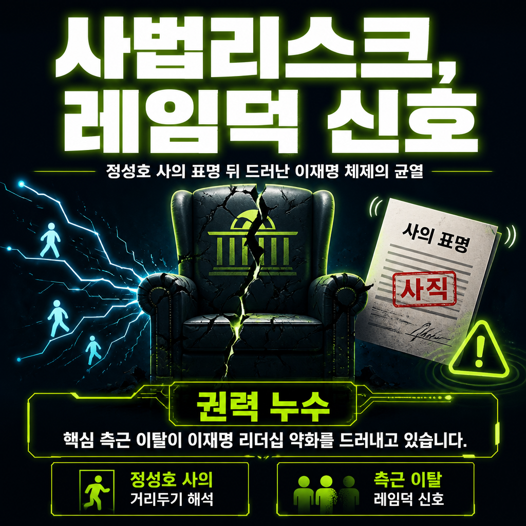 사법리스크,레임덕 신호