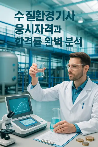 수질환경기사 응시자격과 합격률 완벽 분석