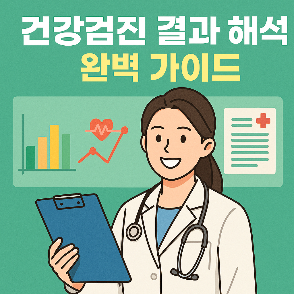 2025년 건강검진 결과 해석 완벽 가이드! 혈액&middot;소변 검사, 영상 검사, 암표지자 해석까지 쉽게 정리했습니다. 정상 수치 범위와 대처 방법을 한눈에 확인하세요.