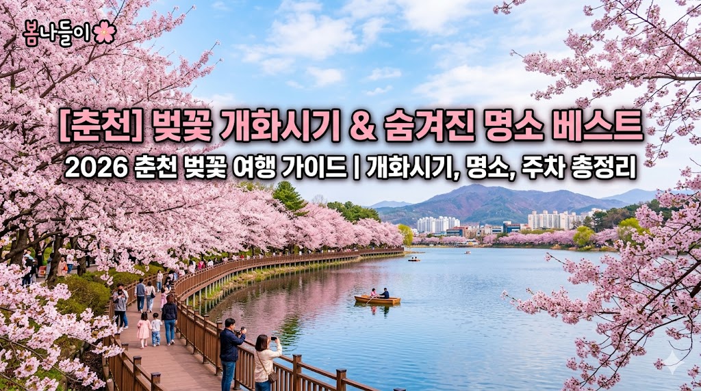 춘천 벚꽃 명소