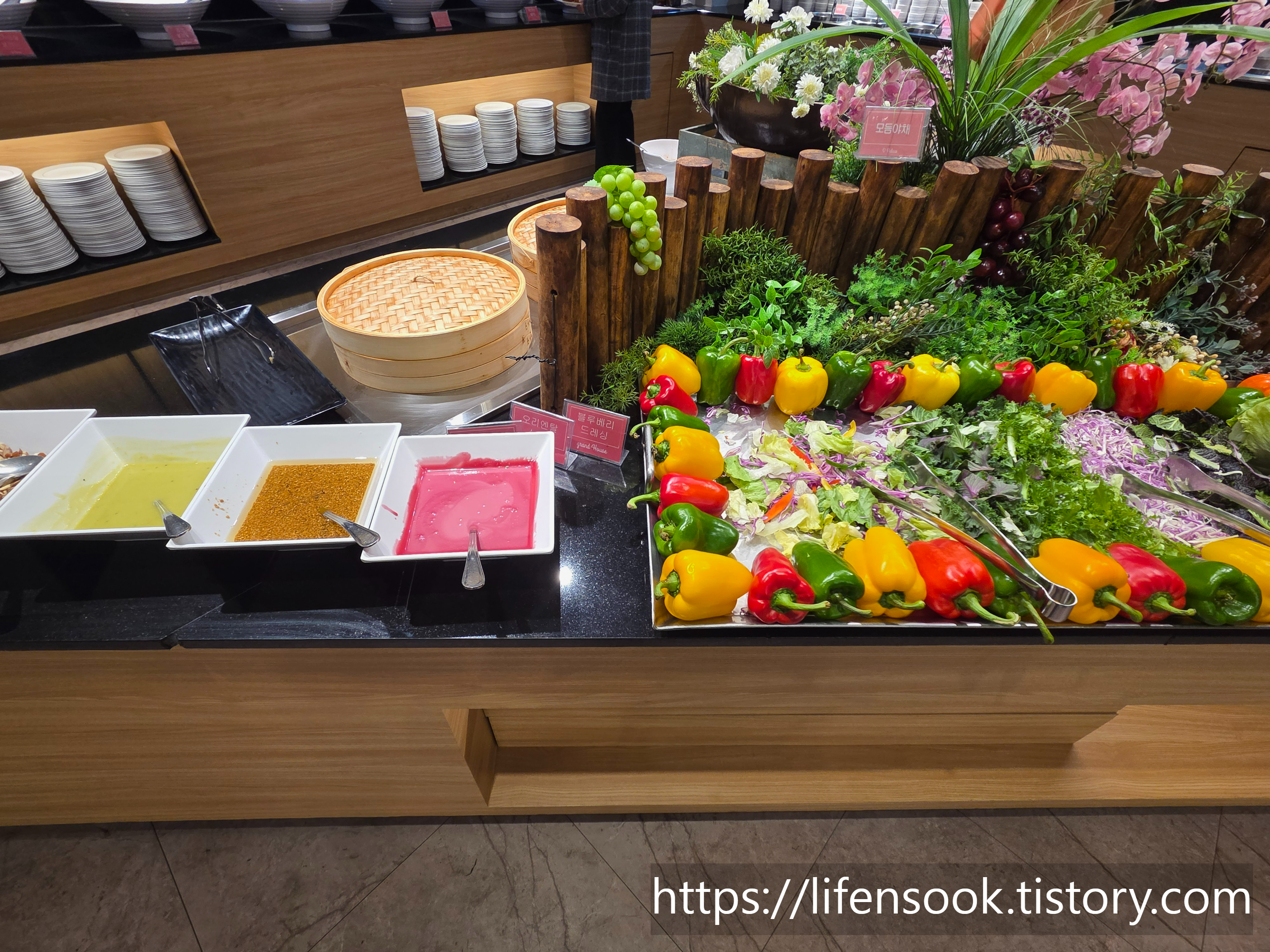그랜드하우스 웨딩 9층 뷔페 음식 8