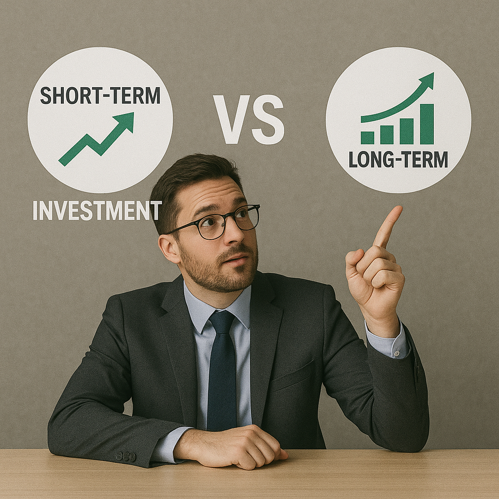 단기투자 vs 장기투자 (리스크, 수익률, 꿀팁)