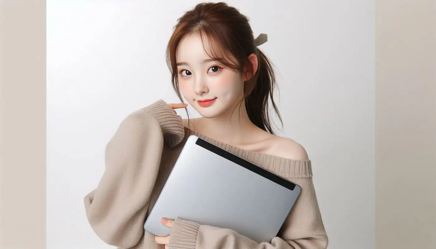 국기원-티콘-회원가입-방법을-알아보는-여성의-모습