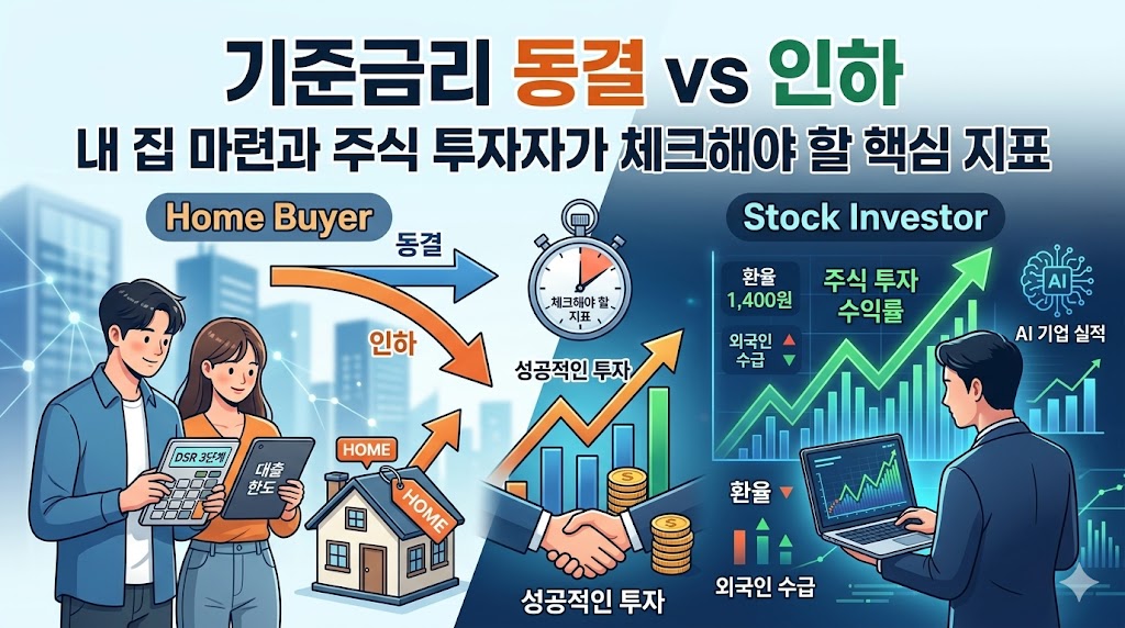 기준금리 동결 대 인하