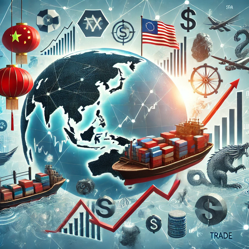 아시아 경제 리스크 이미지