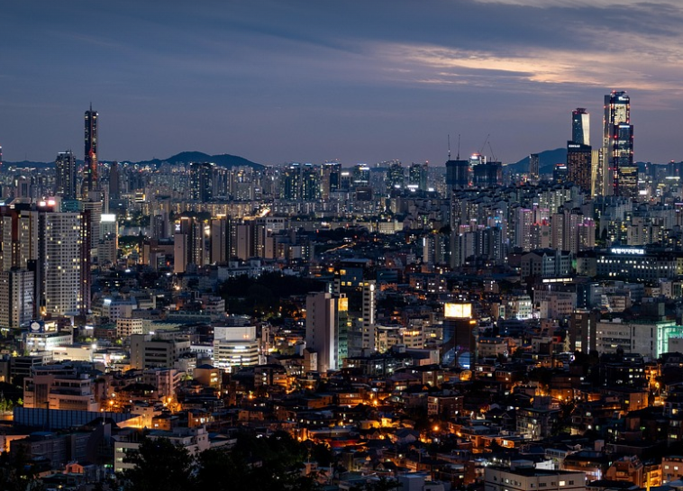 서울 밤의 모습