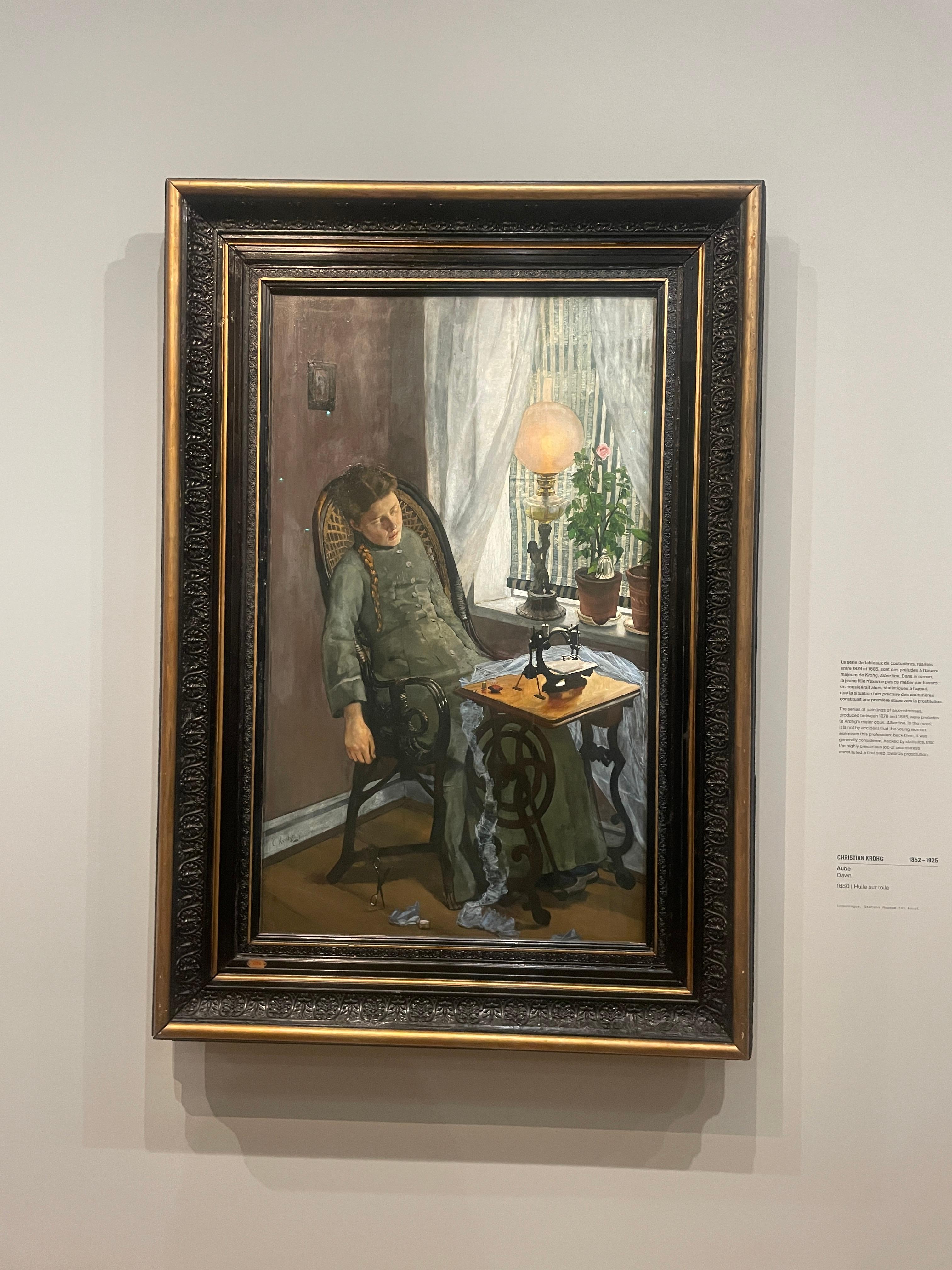 크리스티안 크로그 그림, 전시회 '북쪽의 사람들' 오르세 미술관, 파리, 2025