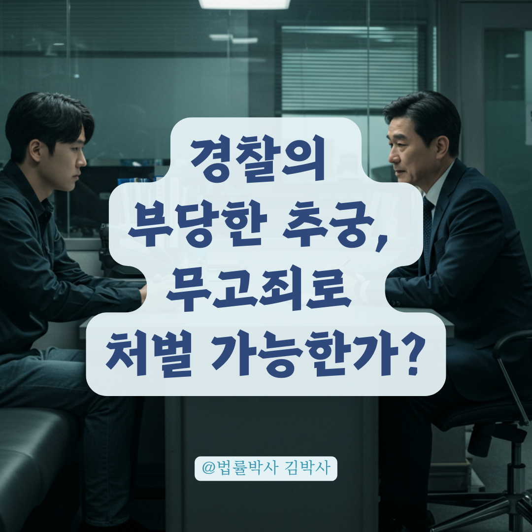경찰의 부당한 추궁이 있었다 생각한다면? 무고죄로 처벌 가능한지 법률 기준으로 알아보기.
